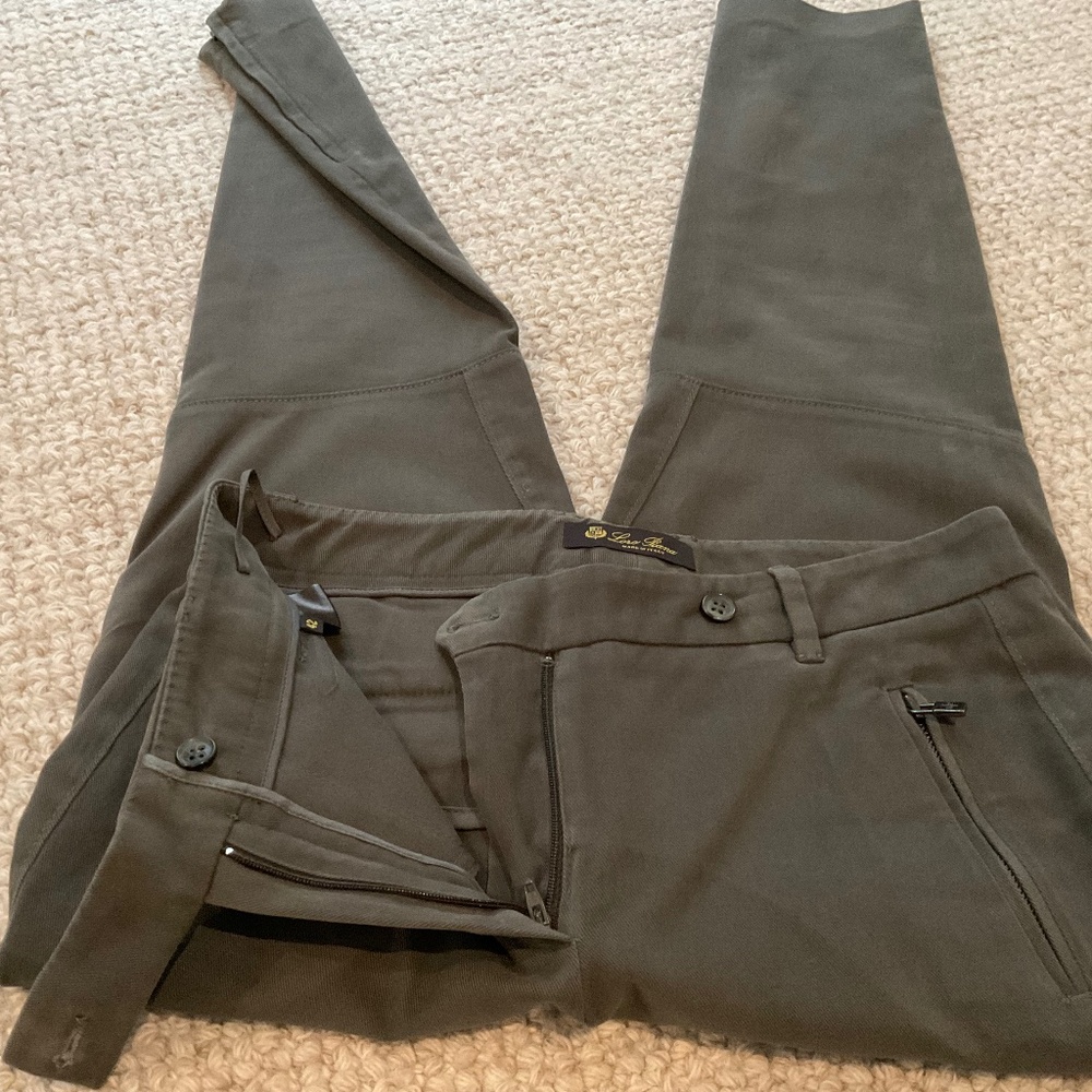 Loro Piana stretch cotton jeggings